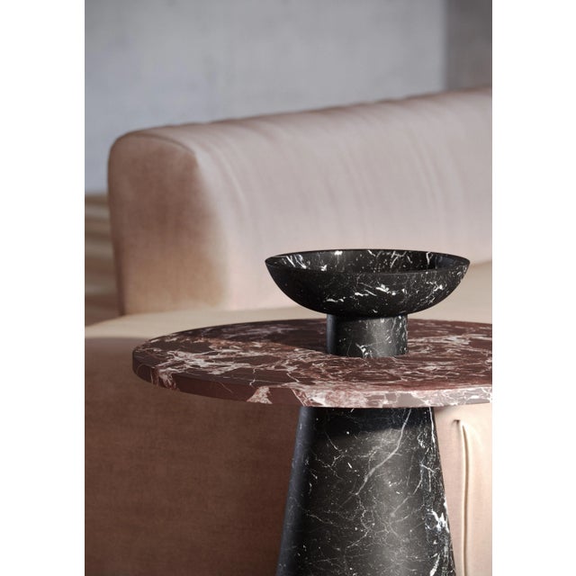 Not Yet Made - Made To Order Fruit Bowl in Black Marble by Karen Chekerdjian, Made in Italy For Sale - Image 5 of 7