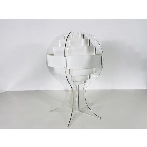 Plastic Table Lamp attributed to Flemming Brylle & Preben Jacobsen, Denmark, 1960s For Sale - Image 7 of 13