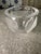 Lalique 1990s Lalique France Double Signed Dated 10.23.93 Frosted Crystal Tulip Leaf Bowl For Sale - Image 4 of 8