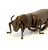 A bronze Japanese okimono cast in refined and realistic form of a grasshopper attributed to Myochin lineage circa 19th...