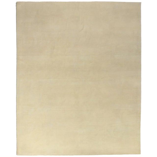 Modern Style Ivory Area Rug - 08'01 X 10'00 For Sale - Image 9 of 9