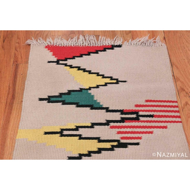 Nazmiyal Collection 1940s Antonin Kybal Vintage Kilim French Rug For Sale In New York - Image 6 of 7