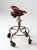 Vintage Industrial Rolling Stool With Cast Iron Tractor Seat For Sale - Image 18 of 18