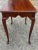 Vintage Cherry Queen Anne Style Tea Table For Sale In New York - Image 6 of 8