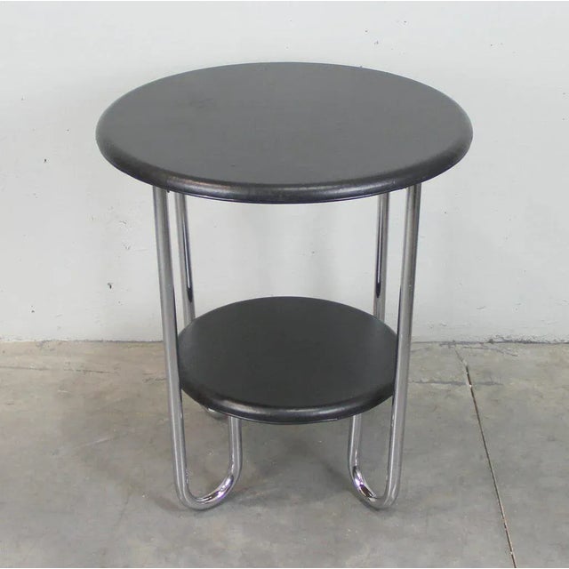 Bauhaus-Style Side Table, 1950s For Sale - Image 6 of 8