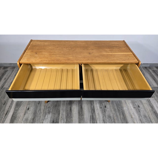 Sideboard by Jiri Jiroutek for Interier Praha, 1960s, in Good conditions. Designed 1960 to 1969 This piece has an...