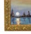 Original reflective full moon landscape impressionist oil painting on stretched artist canvas by the talented listed...