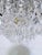 1960s Vintage Crystal Chandelier With French Pendalogue Crystal Prisms For Sale - Image 5 of 9