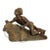 Antique French Art Deco Bronze Sculpture Native American Indian Hunter Scout by René-André Varnier, Circa 1920 For Sale