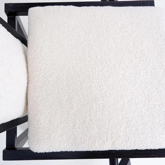 Black Contrast Armchair by Pascal Mourgue, 1982 For Sale - Image 8 of 13