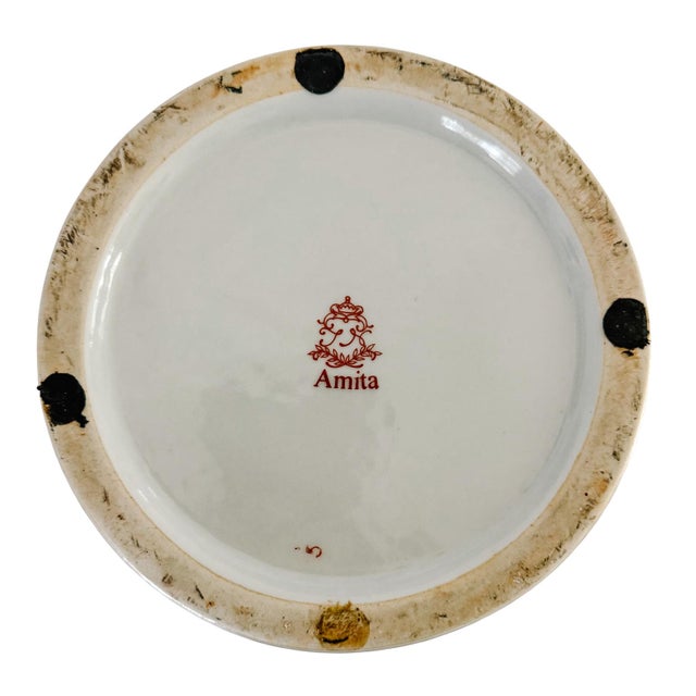 Slender Vintage Chinoiserie Porcelain Monkey Motif Cachepot For Sale In San Diego - Image 6 of 7