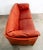 Mid-Century Modern Mid 20th Century Danish Modern Sofa Couch Rust Red Leather 3 Seat Denmark MCM For Sale - Image 3 of 11