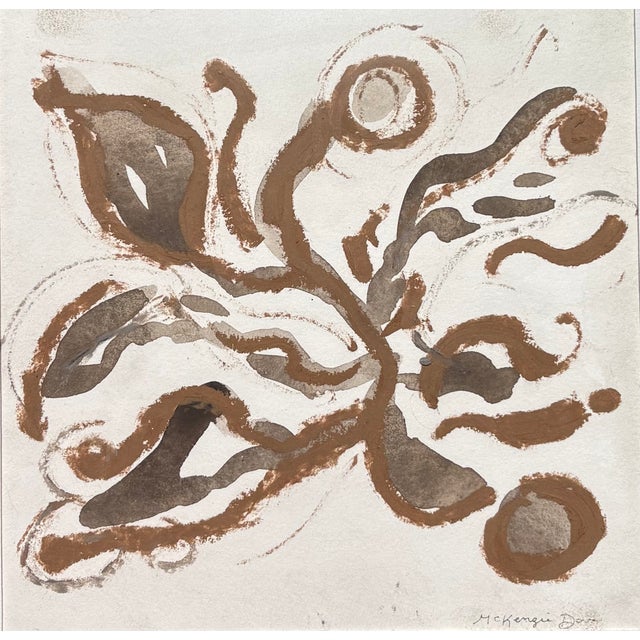Oil pastel and watercolor in Dove’s distinctive style. Is it a bouquet of flowers, breaking waves, or just abstract. This...