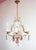 French Bronze Chandelier with Violet Crystals, 1970s For Sale - Image 4 of 11