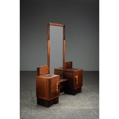 Amsterdam School Vanity Table by Anton Hamaker for t Woonhuys For Sale - Image 4 of 16