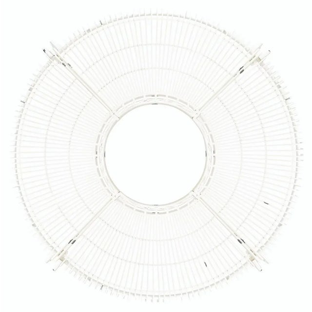 Metal Ally Darling Tree Bench - Antique White For Sale - Image 7 of 9