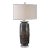 Olesya Swirl Glass Table Lamp For Sale