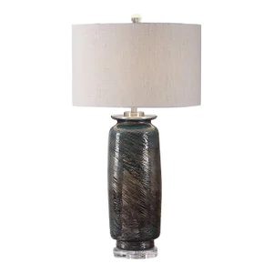 Olesya Swirl Glass Table Lamp