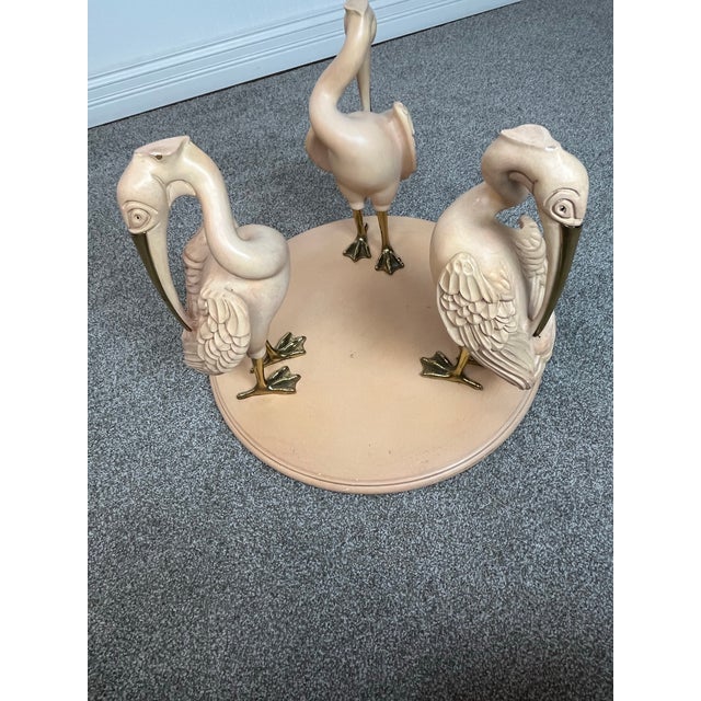 1960s Coastal Sea Bird Coffee Table For Sale - Image 9 of 9