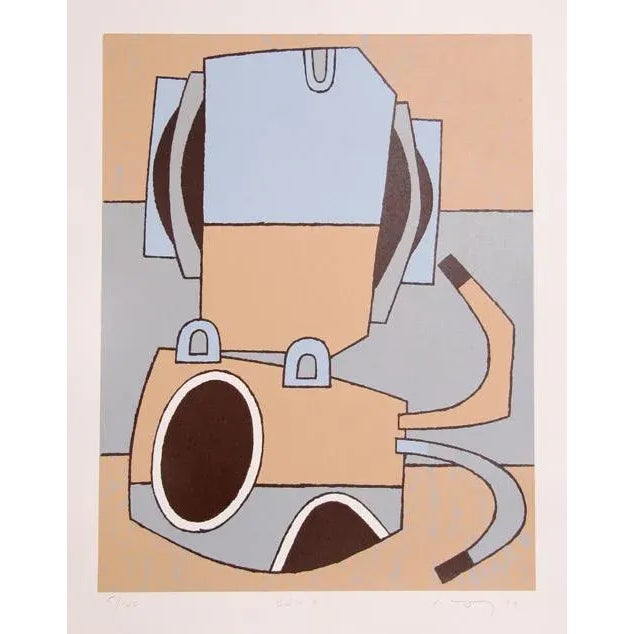 Abstract "Bonix", 1999, Lithograph by David Storey For Sale - Image 3 of 3