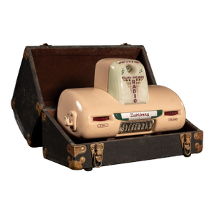 C. 1950 Salesman Sample Dahlberg Coin-Op Pillow Radio in Case