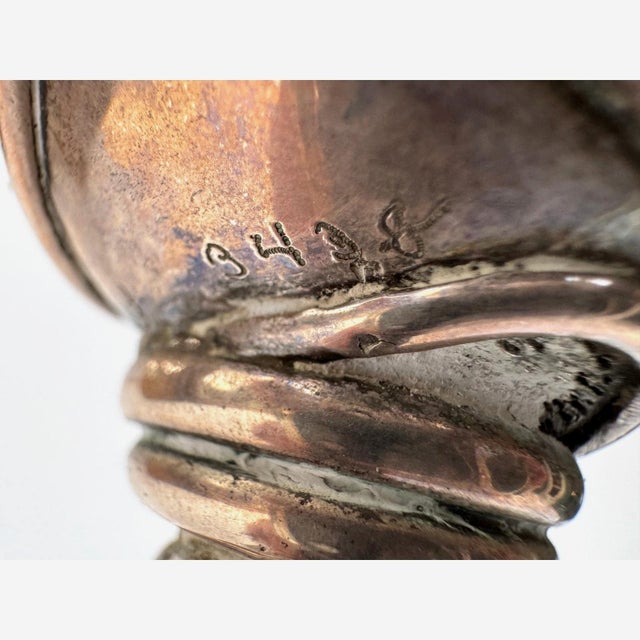 Metal John Ruth “Flower Ball” Studio Glass and Sterling Silver Sculpture, 1990s For Sale - Image 7 of 16