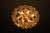 Metal Gold-Plated Brass and Faceted Glass Chandelier from Kinkeldey, 1960s For Sale - Image 7 of 12
