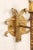Metal French Torch-Style Hammered Iron Sconces - A Pair For Sale - Image 7 of 10