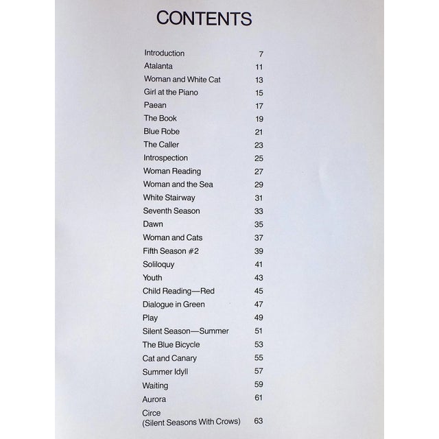 Vintage Will Barnet 20th Century Poster Lithograph - "Summer Idyll" For Sale - Image 4 of 5