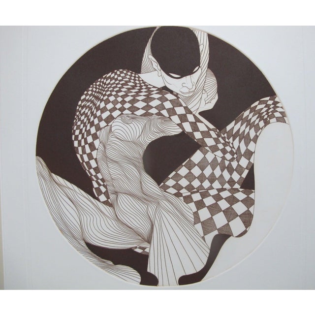 Guillaume Azoulay Le Baiser the Kiss Signed Limited Edition Harlequin Print For Sale - Image 11 of 12