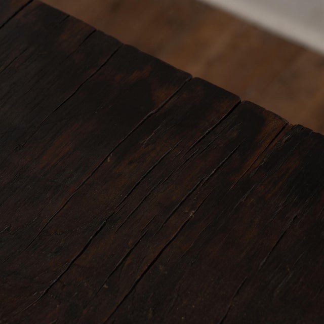 18th Century Chestnut Console Table With Three Large Carved Drawers For Sale - Image 10 of 18