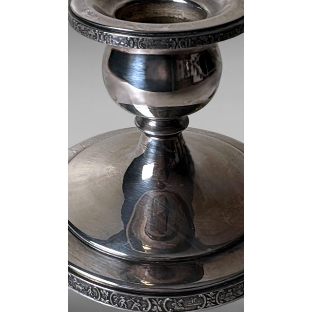 Art Deco Pair American Silver Plate “Dutchardt” Candlesticks by Bernard Rice For Sale - Image 13 of 18