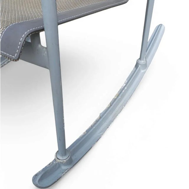 Metal Richard Schultz 1966 Collection Outdoor Single Rocker For Sale - Image 7 of 8