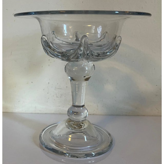 Antique 19th Century Anglo Irish Glass Footed Compote or Sweetmeat Dish For Sale - Image 13 of 13