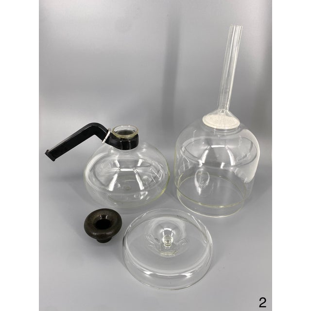 Glass 1 1/2 L Sintrax Coffee Maker by Wilhelm Wagenfeld and Gerhard Marcks, 1930s For Sale - Image 7 of 8