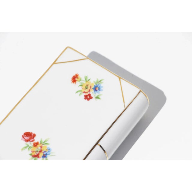 1930s Porcelain Book Toothpick Holder by Vista Alegre, Portugal For Sale - Image 9 of 13