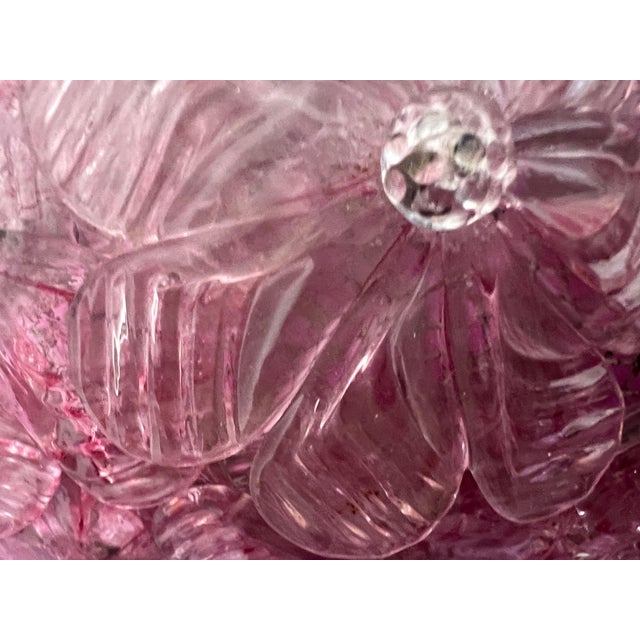 Venetian Glass Rose Wall Lamps, 1980s, Set of 2 For Sale - Image 10 of 17