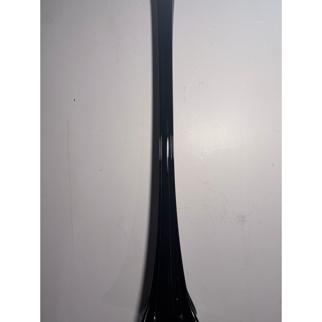 Bring dramatic verticality and bold contrast to your space with this striking 24-inch "Eiffel Tower" stretch vase. Crafted...