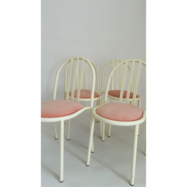 Ivory Chairs by Robert Mallet Stevens, 1980s, Set of 4 For Sale - Image 8 of 10