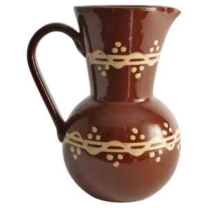 Brown Ceramic Vase by Andersson & Johansson, Höganäs, Sweden, 1920s