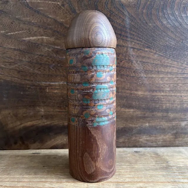 Vintage Kokeshi Doll by Miyajima Muhitsu, Japan For Sale - Image 10 of 11