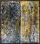Astor Milan Salcedo, Large Latin American Diptych Abstract Modernist Oil Painting Astor Milan Salcedo For Sale