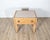 Tan Early 20th Century Louis XVI Style Bedside Table with Marble Top For Sale - Image 8 of 9