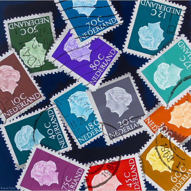 Early 21st Century Rob De Vries, How Much Should There Be on a Letter?, Oil on Canvas For Sale - Image 5 of 5