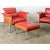 Modern Pair of Leather Armchairs & Ottoman by Wilkhahn For Sale - Image 9 of 12