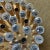 Hollywood Regency Glass and Brass Ceiling Light from Ernst Palme Palwa, Germany, 1970s For Sale - Image 16 of 18