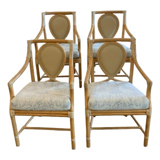 McGuire Dining Chairs - Set of 4 For Sale