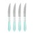 Aqua VIETRI Aladdin Brilliant Aqua Steak Knives - Set of 4 For Sale - Image 8 of 8