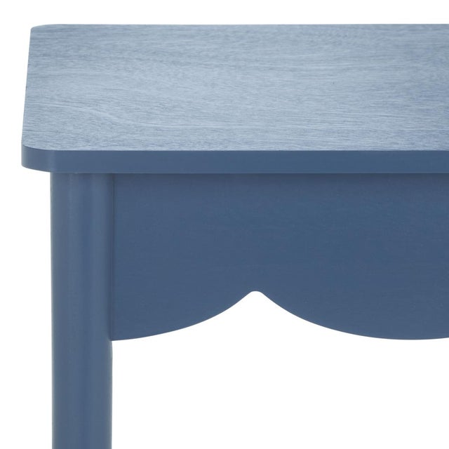 Spritely Home Paislyn Accent Table in Blue For Sale - Image 4 of 7