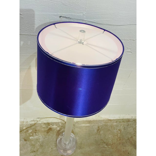 1970s 1970s Herb Ritts for Astrolite Smashingly Stylish Lucite Floor Lamp For Sale - Image 5 of 12